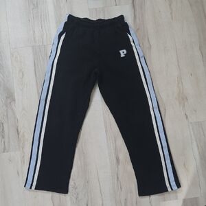 PINK Victoria's Secret Navy Joggers with White and Blue Stripes